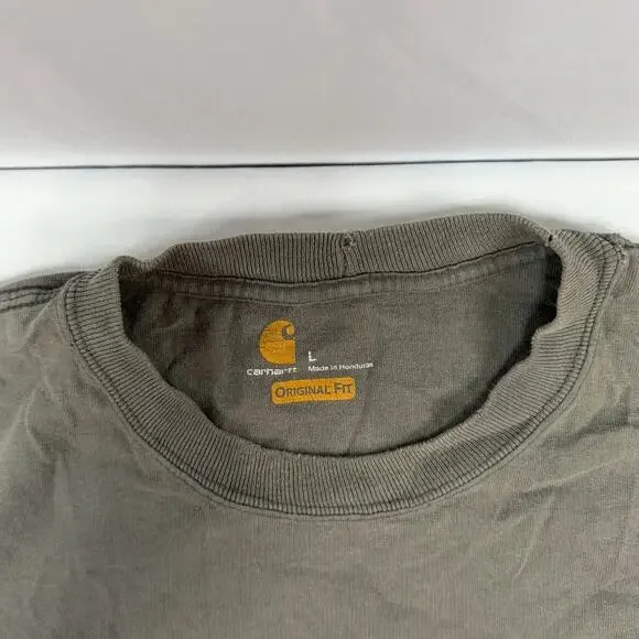 Carhartt Pocket T-shirt Size Large Original Fit Casual - Picture 2 of 6